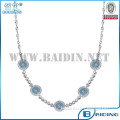2015 fashion 925 sterling silver jewelry set wholesale necklace